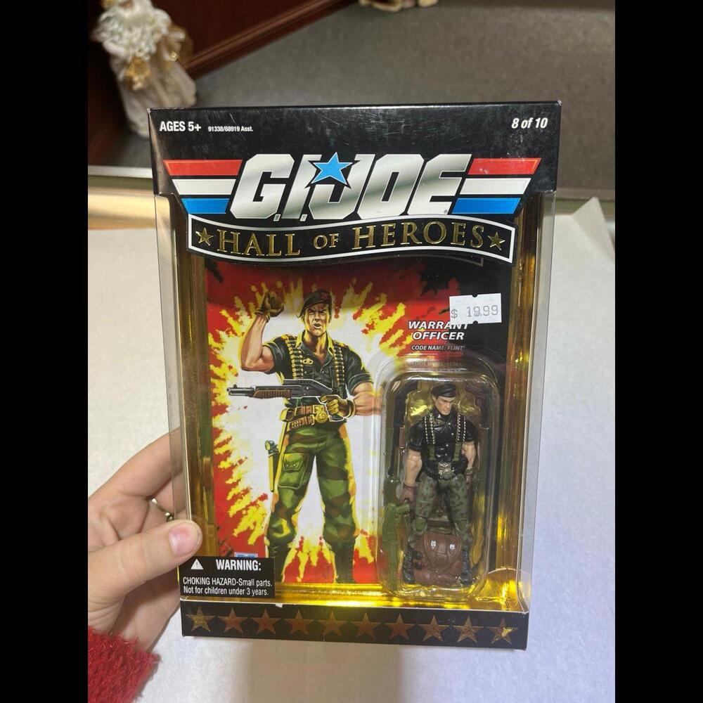 Flint GI Joe Hall Of Heroes 25th‎ Anniversary Action Figure New 2008 Hasbro